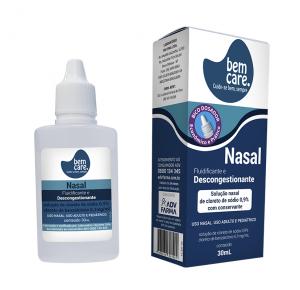 Fluidificante e Descongestionante Nasal 30ml Bem Care