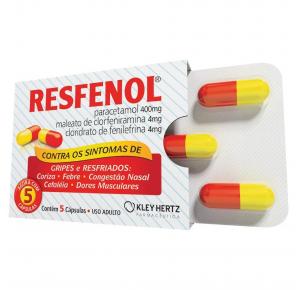 Resfenol Com 5 Cápsulas 