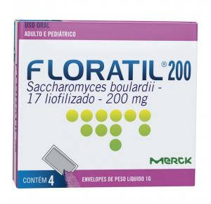 Floratil 200 mg Com 4 Envelopes de 1 g