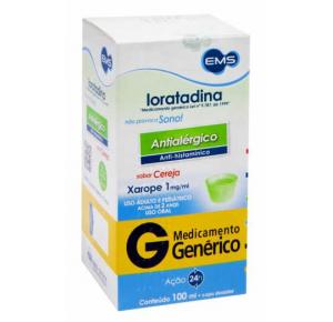 Loratadina 1mg/ml 100ml Generico EMS