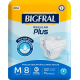 Fralda Bigfral Plus Regular M 8 Unidades