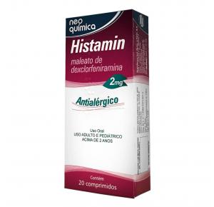 Histamin 2mg Com 20 Comprimidos