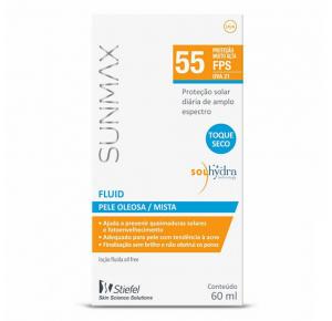 Protetor Solar Sunmax Fluid FPS 55 60ml
