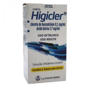 Colírio Higicler Com 10 ml