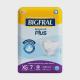 Fralda Bigfral Plus Regular XG 7 Unidades