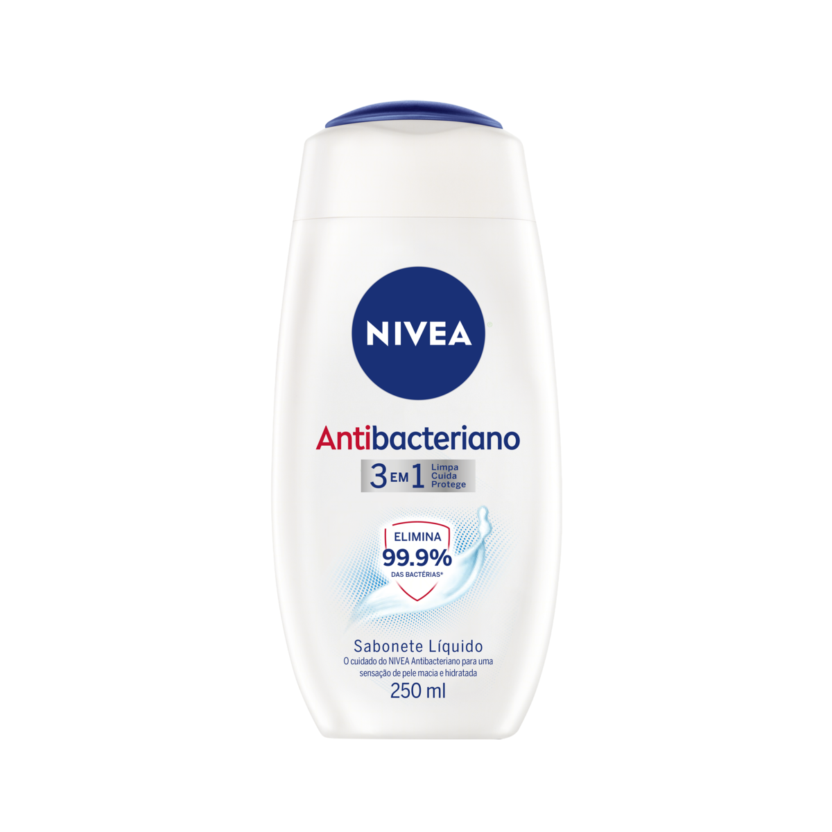 Sabonete Liquido Nivea Antib 3 Em1 250Ml