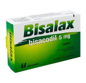 Bisalax 5mg Com 20 Drágeas