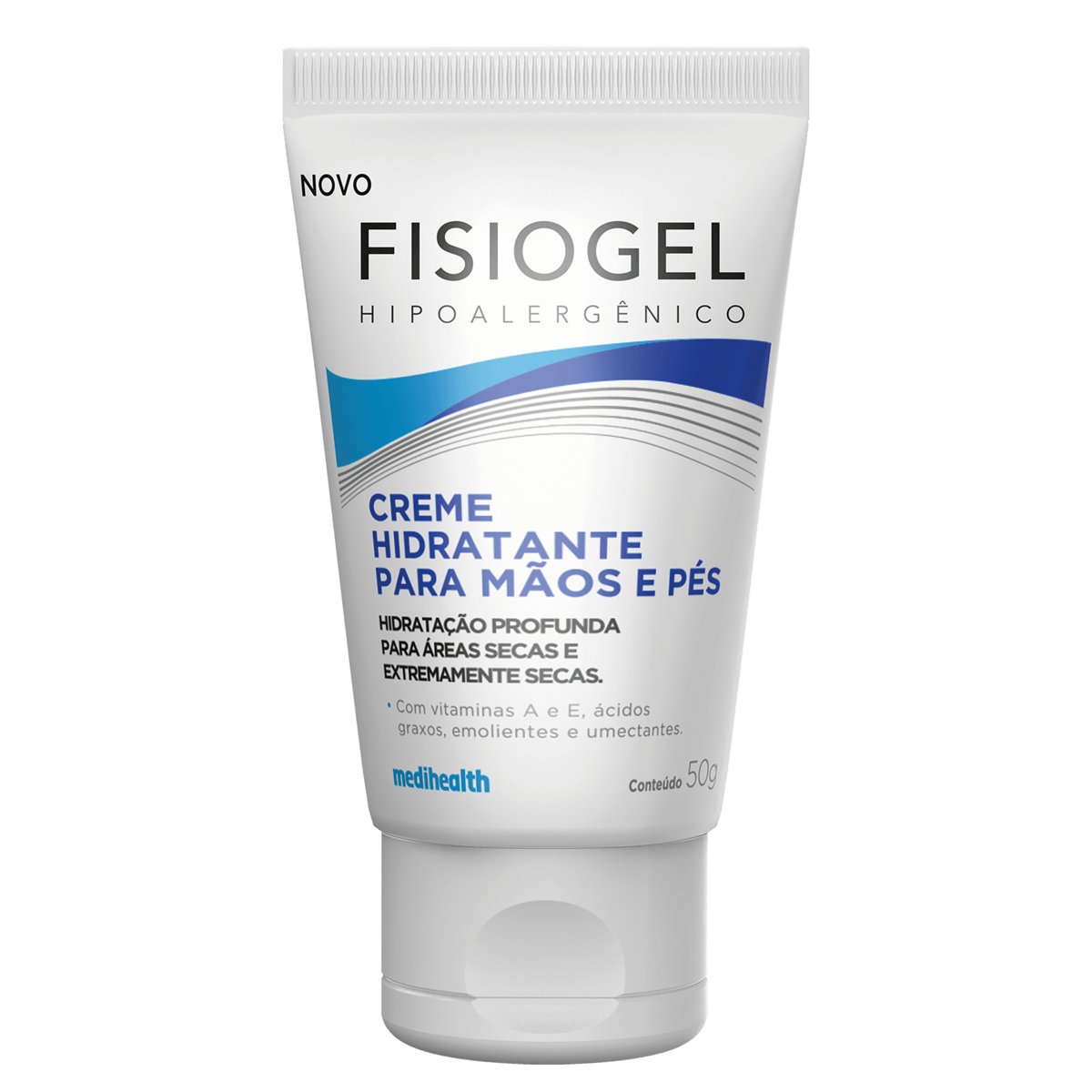 Fisiogel Creme Hidratante Mãos e Pés 50g - Hidratação Profunda
