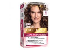 Tintura L\'Oréal Paris Imédia Excellence Creme 6 Louro Escuro