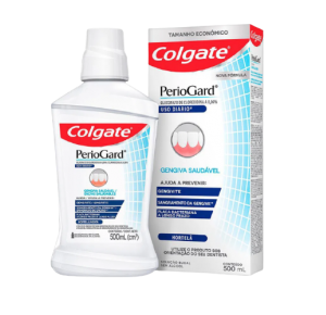 ENXAGUANTE ANTISSÉPTICO BUCAL COLGATE GENGIVA SAUDÁVEL SEM ÁLCOOL COM 500ML