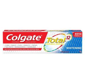 Creme dental colgate total 12 whitening 90g