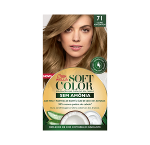 Coloração soft color 71 louro acinzentado