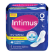 ABSORVENTE NOTURNO INTIMUS COM ABAS COBERTURA SUAVE COM 8 UNIDADES