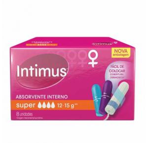 ABSORVENTE INTERNO INTIMUS SUPER COM 8 UNIDADES