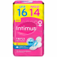 Absorvente Intimus Gel Tri Suave Com/Abas Lv16 Pg14