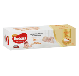 CREME PREVENTIVO DE ASSADURAS HUGGIES PURO E NATURAL COM 80G