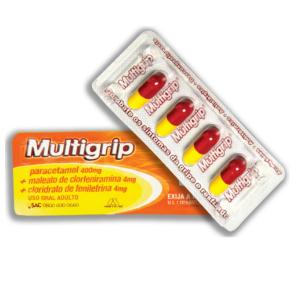 Multigrip 400/4/4mg 4 Cápsulas Gelatinosas