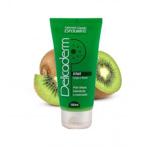 Sabonete Liquido Esfoliante Delicaderm Kiwi 180ml