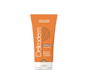 Sabonete Liquido Esfoliante Delicaderm Maracuja 180Ml