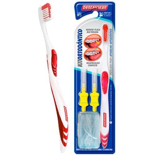 Kit Ortodôntico Dentalclean Cabeça 30 Cerdas Em V