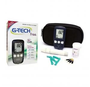Medidor De Glicemia G-Tech Kit Free 1