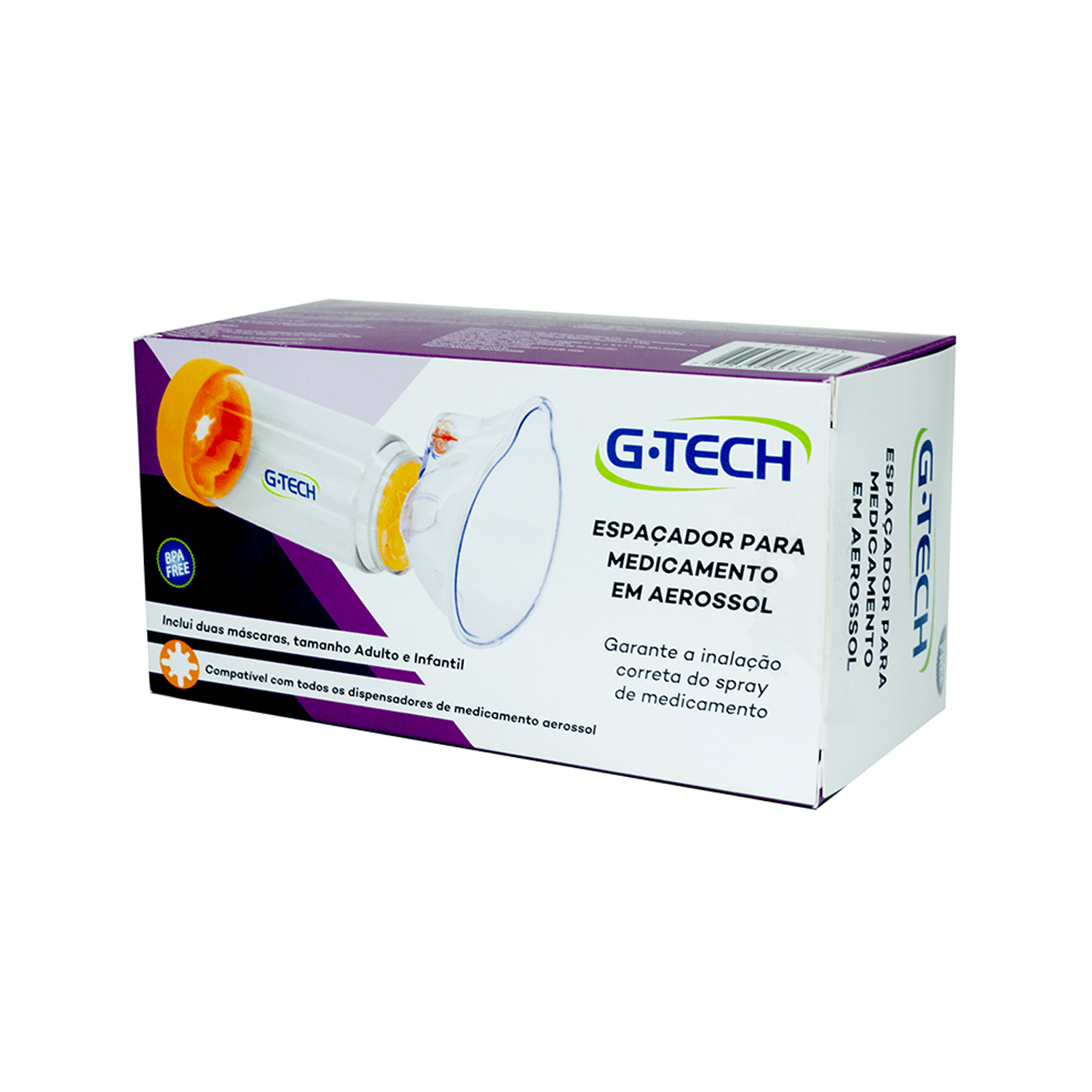 Espaçador Aerosol Adt/Inf G-Tech *L