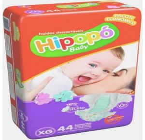 Fralda Hipopo Baby Econ Eg Com 44Un - Hipopo Baby