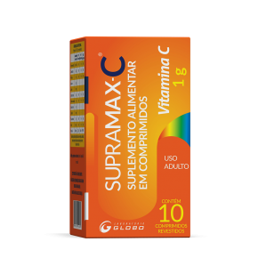 Supramax - Vitamina C 1G com 10 comprimidos