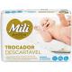 Trocador Lençol Absorvente Descartável - 1 Pacotec/ 5 lenços MILI