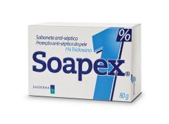 Sabonete Antisséptico Soapex 1% Triclosano 80g