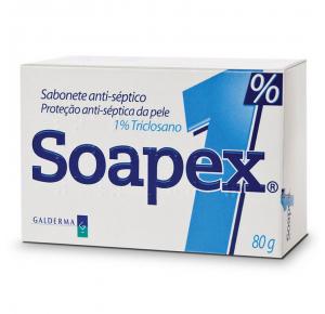 Sabonete Antisséptico Soapex 1% Triclosano 80g