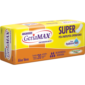 Absorvente Geriamax 20 Unidades Geriátrico