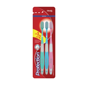 ESCOVA DENTAL AMIS FAMILY PROTECTION MACIA C/3 UNID