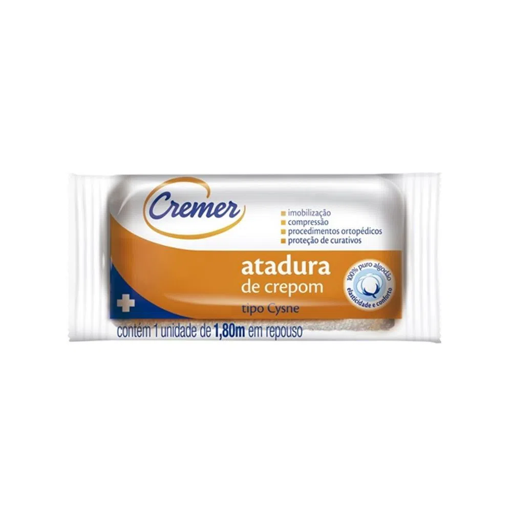 Atadura Crepom Cremer Cysne 10cmx1,8m com 6 unidades