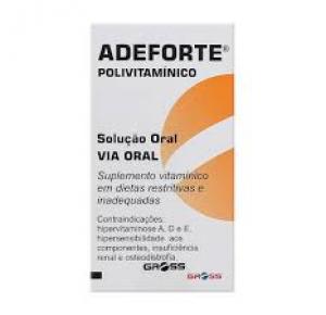 Adeforte Polivitamínico Solução Oral Contém 1 Ampola de 1ml