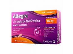 Allegra Com 10 Comprimidos 120 mg