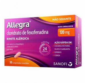 Allegra Com 10 Comprimidos 120 mg