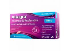 Allegra Com 10 Comprimidos 180 mg