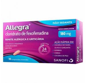 Allegra Com 10 Comprimidos 180 mg