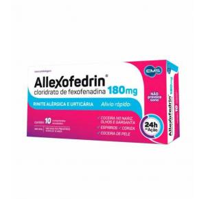 ALLEXOFEDRIN 180MG COM 10 COMPRIMIDOS