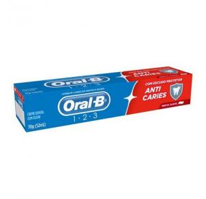 Creme Dental Oral-B Anticáries Menta Suave 70g