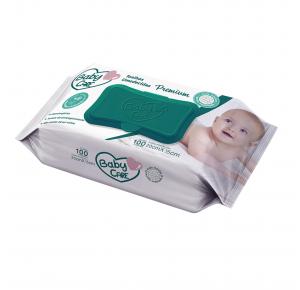 Toalhas Umedecidas Baby Care Premium com 100 unidades