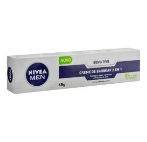 Creme de Barbear Nivea Men Sensitive 2 em 1 65g