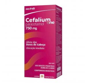 Cefalium One 750mg Com 20 Comprimidos
