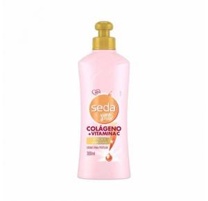  Creme para Pentear Seda by Niina Secrets Colágeno e Vitamina C Com 300Ml