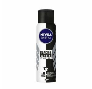 Desodorante Nivea Aero - 150ML MASCULINO BLACK WHITE FOR MEN