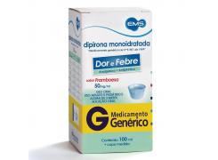 dipirona monoidratada Solução Oral 50mg/ml Com 100ml Genérico EMS
