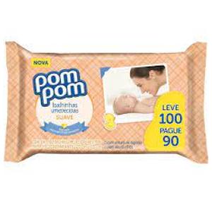 Lenço Umedecido Pompom Suave Leve 100 Pague 90 