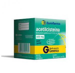 Acetilcisteina 16 envelopes 600 mg