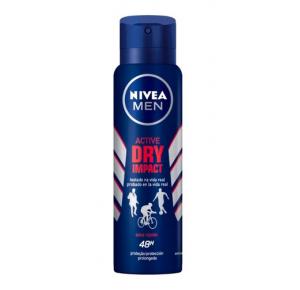 Desodorante Aerosol Nivea Men Active Dry Impact 150ml